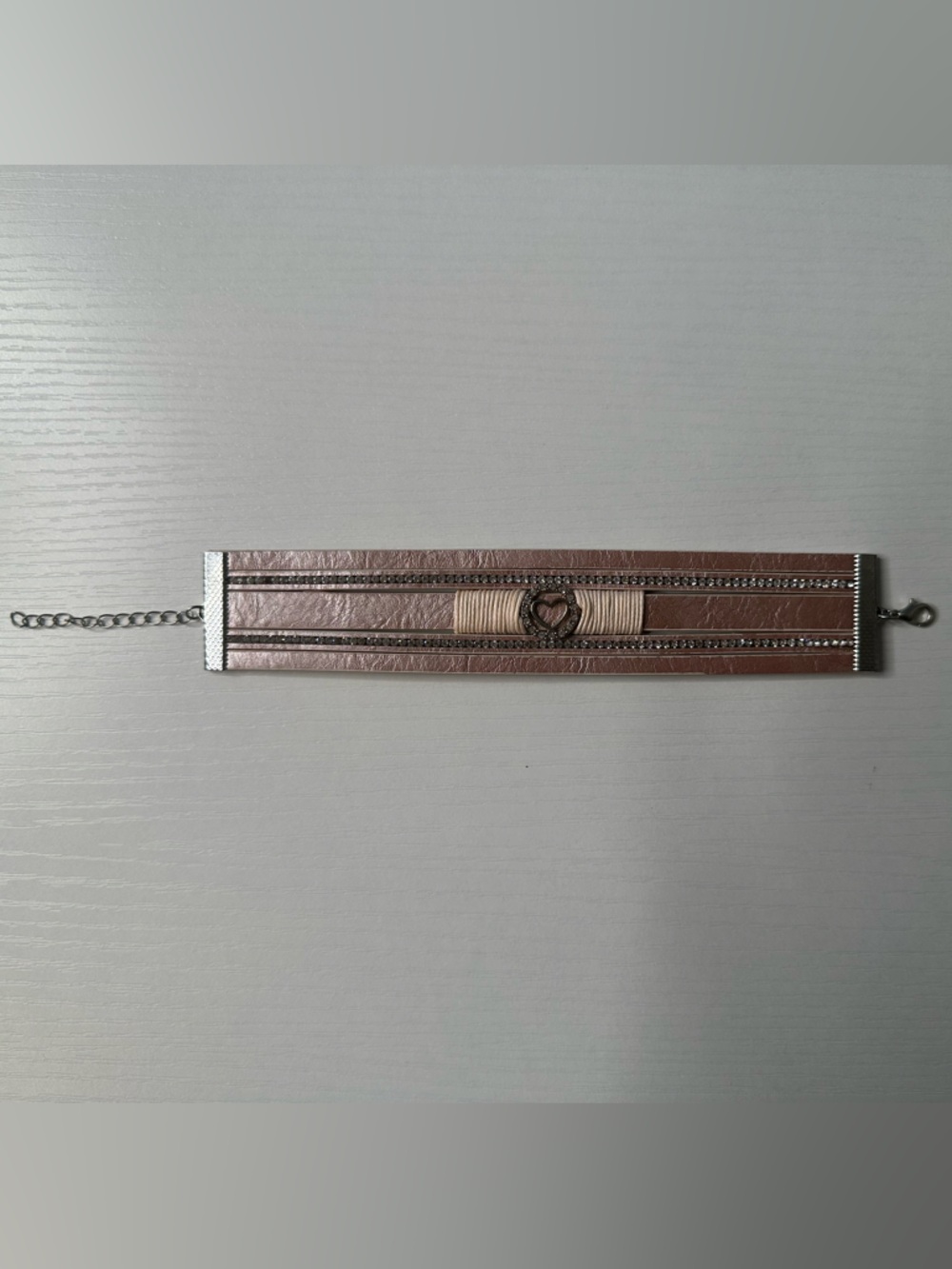 🛍️BUNDLE DEAL🛍️ - ‘It Takes Heart’ Pink Wide Wrap Bracelet with Heart Accent